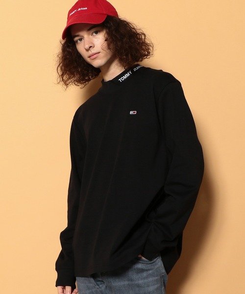 セール】ロングスリーブハイネックTシャツ(503634788) トミージーンズ(TOMMY JEANS) MAGASEEK TOMMY JEANS ロングTシャツ