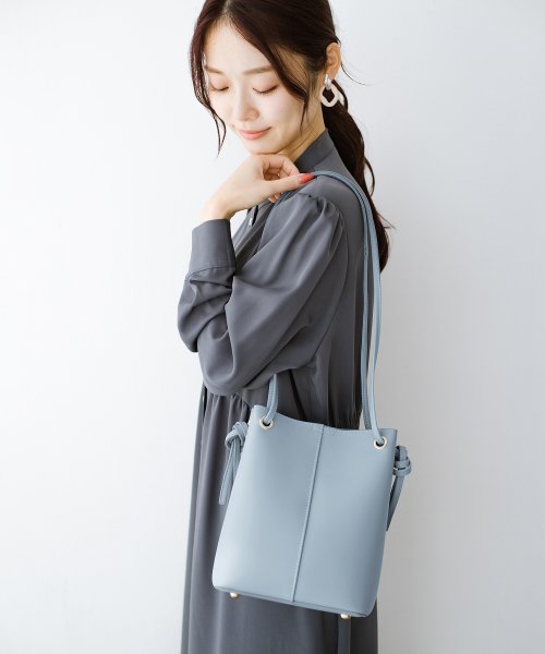 セール きれいめにもカジュアルにも気分に合わせて紐を付け替え 2wayで楽しめるシンプルミニトートバッグ ハコ Haco Magaseek