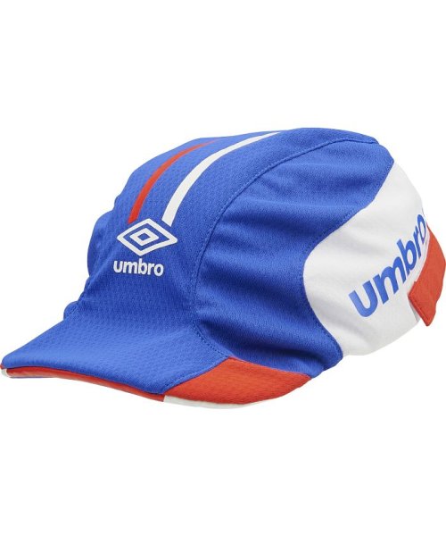 umbro(アンブロ)/ジュニア用　クーリングフットボールキャップ　｜帽子/ブルー