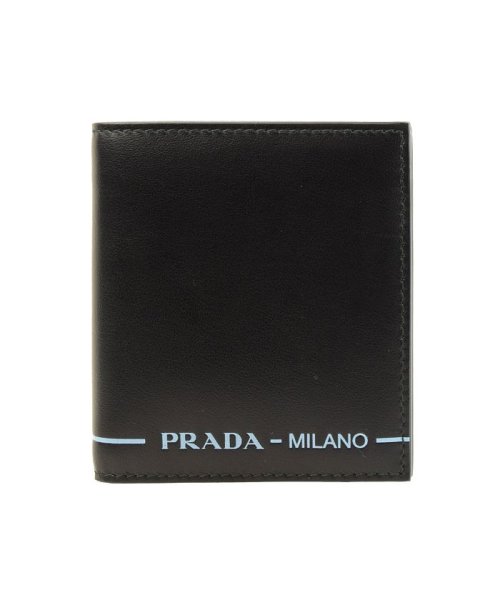 PRADA(プラダ)/【PRADA(プラダ)】PRADA プラダ メンズ 二つ折り財布 2mo004cispnerozz/ブラック