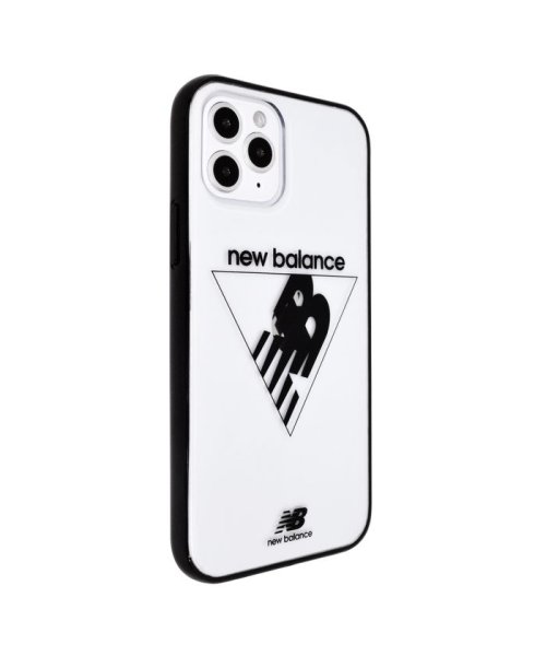 new balance(ニューバランス)/iphoneケース iPhone12 iPhone12Pro ニューバランス New Balance クリアケース トライアングル ブラック iphone12/ブラック