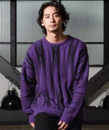 ニット セーター パープル 紫色 のメンズファッション通販 Magaseek