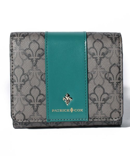 PATRICK COX(パトリックコックス（バッグ＆ウォレット）)/バロン 三つ折り財布/グリーン