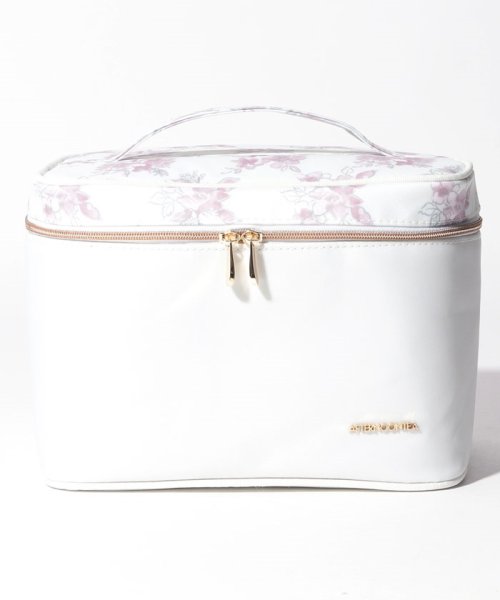 スクエアフラワーバニティポーチ アフタヌーンティー リビング Afternoon Tea Living Magaseek
