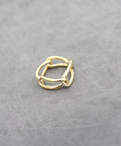 セール チェーンライクリング 11号 リング 指輪 シルバー ゴールド アクセ アクセサリー カジュアル シンプル トレンド 流行 大人 可愛い ナチュラル パーティー モードローブ Mode Robe Magaseek