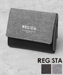 REGiSTA(レジスタ)/【REGiSTA/レジスタ】ヘザーカラーPVC三つ折り財布/コンパクトウォレット/グレー