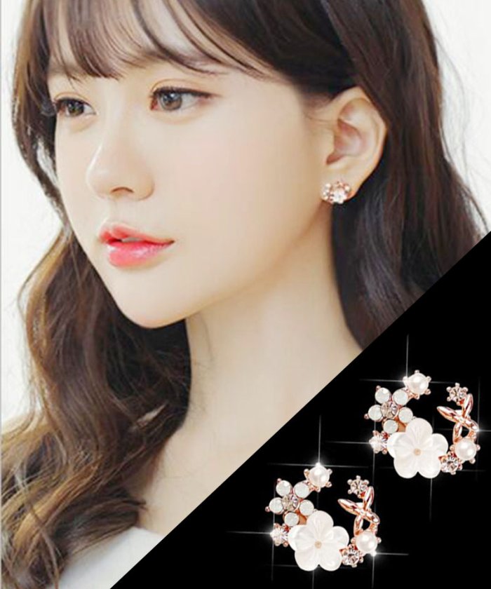 セール 30 Off 花ピアス イヤリング レディース 人気アクセサリー 結婚式 かわいい おしゃれ オールシーズン プレゼント セイヘイショップ Seiheishop Magaseek