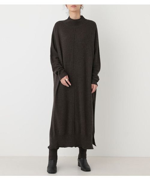 BLACK BY MOUSSY(ブラックバイマウジー)/dolman knit dress/D/BRN