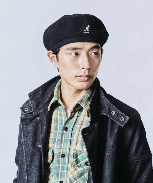 KANGOL(KANGOL)/KANGOL Wool Jax Beret/ブラック