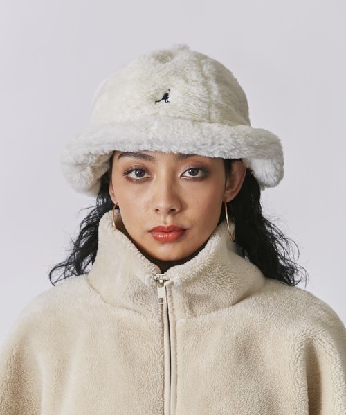 KANGOL(KANGOL)/KANGOL Faux Fur Casual/クリーム