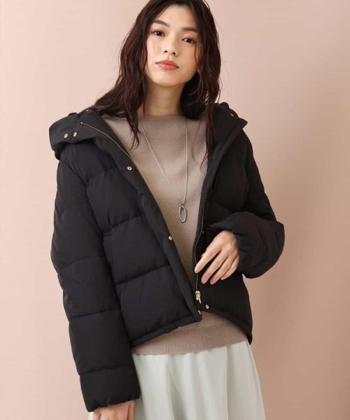 セール 着こなし2way 抜き襟ショートダウンジャケット アー ヴェ ヴェ A V V Magaseek