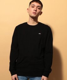 TOMMY JEANS(トミージーンズ)/ロゴロングスリーブTシャツ/ブラック