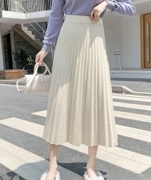 プリーツスカート ベージュ のファッション通販 Magaseek