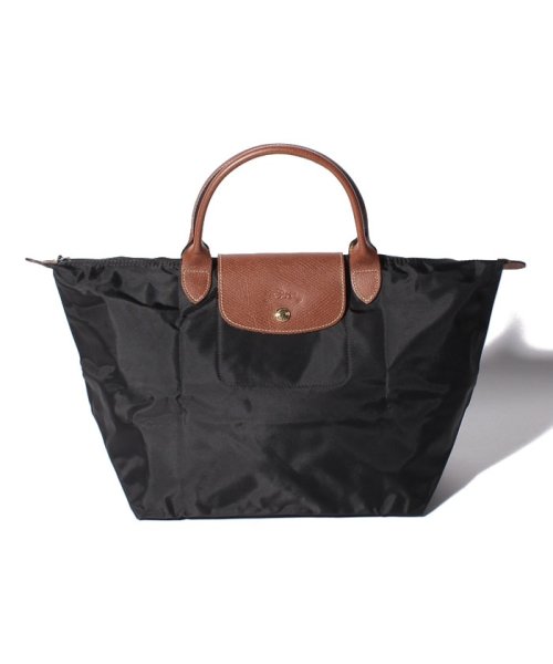 Longchamp(ロンシャン)/【LONGCHAMP】Le Pliage Top Handle Bag M ロンシャン/ブラック