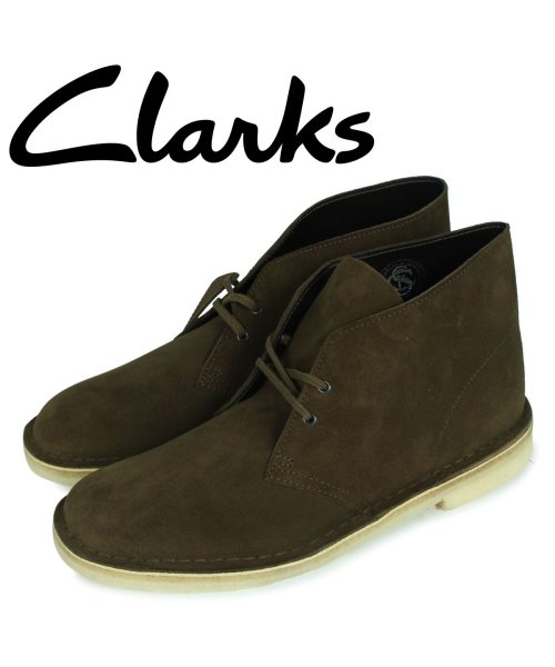 セール クラークス Clarks デザート ブーツ メンズ Desert Boot ダーク オリーブ クラークス Clarks Magaseek