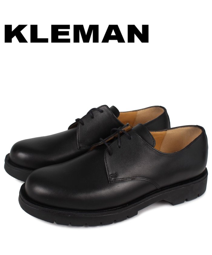 セール Kleman クレマン 靴 シューズ プレーントゥ メンズ Dormance P1 ブラック 黒 クレマン Kleman Magaseek