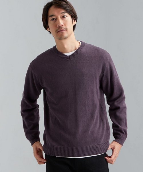 セール インナーセット Sc コットン Vネック ニット レイヤード カットソー グリーンレーベルリラクシング Green Label Relaxing Magaseek