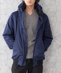 JEANS MATE(ジーンズメイト)/【BLUESTANDARD】防風ボリュームネックジャケット　ストレッチ/ネイビー