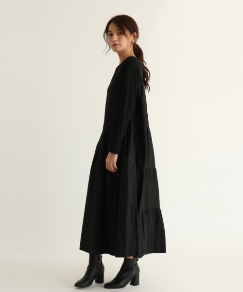 セール Scotclub スコットクラブ 手洗い可 バックティアードレイヤードワンピース ヴァン Vin Magaseek