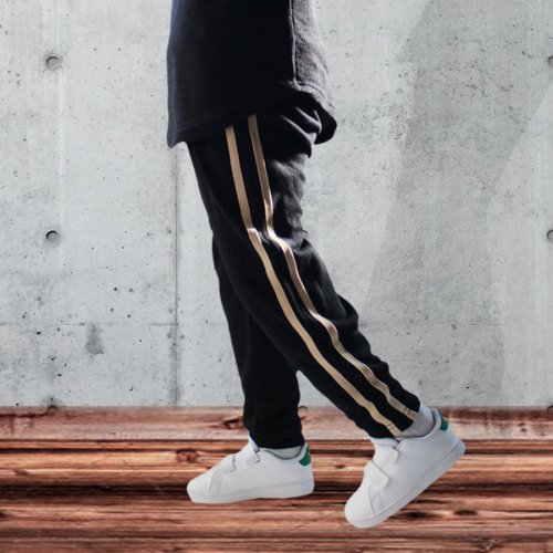 セール 540 34 キッズ サイドラインパンツ 長ズボン 子供服 男の子 女の子 スウェットパンツ スエットパンツ ネクストウォール Next Wall Magaseek