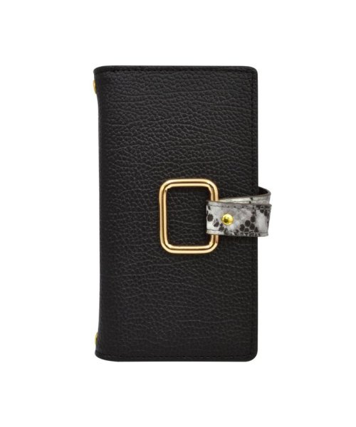 セール Iphoneケース Iphone12mini ロイヤルパーティー Royalparty 手帳ケース パイソン Black スマホケース エムファクトリー Mーfactory Magaseek