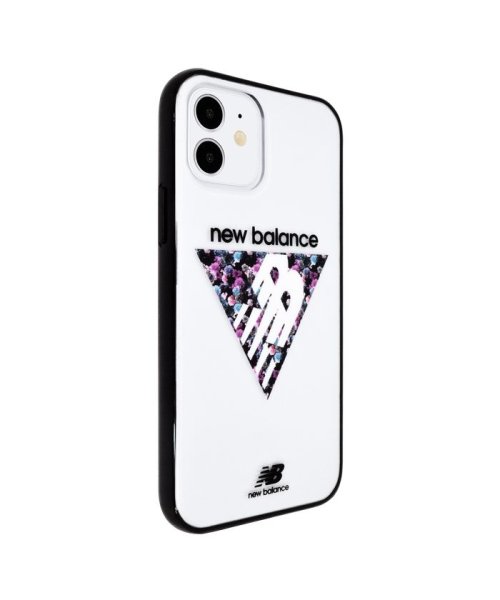 new balance(ニューバランス)/iphoneケース iPhone12mini ニューバランス New Balance クリアケース トライアングル フラワー柄 スマホケース/フラワー