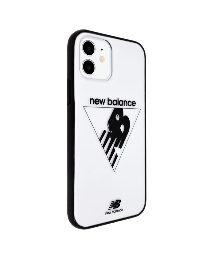 iphoneケース iPhone12mini ニューバランス New Balance クリアケース トライアングル ブラック スマホケース