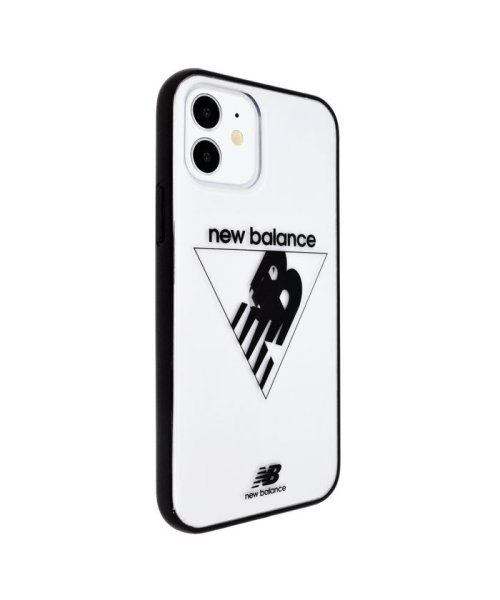 new balance(ニューバランス)/iphoneケース iPhone12mini ニューバランス New Balance クリアケース トライアングル ブラック スマホケース/ブラック