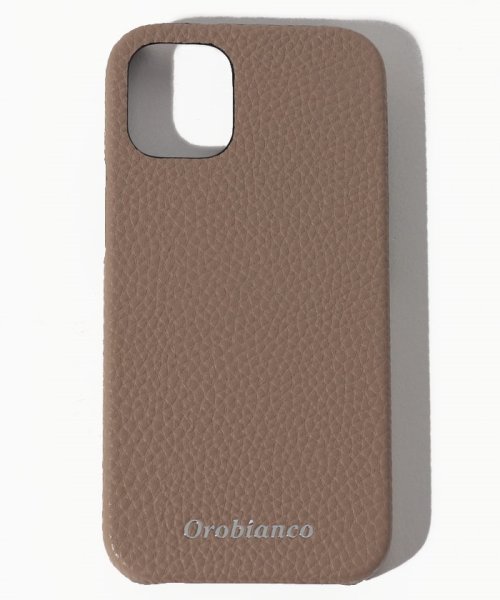 Orobianco（Smartphonecase）(オロビアンコ（スマホケース）)/"シュリンク"PU Leather Back Case(iPhone 12 mini)/GREGE