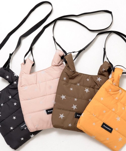 CONVERSE(CONVERSE)/STAR PUFFER MINI MARCHE BAG　L/カーキー