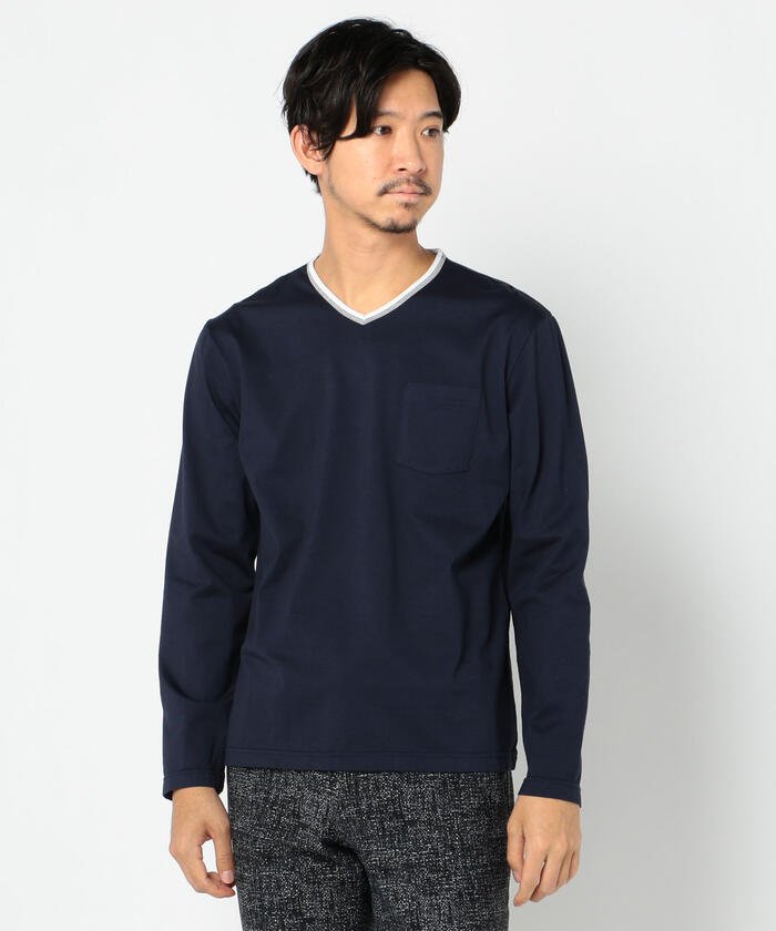 ロング Vネック メンズtシャツ カットソー 通販 人気ランキング 価格 Com