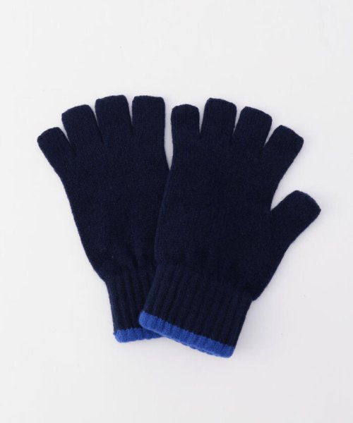 GLOSTER(GLOSTER)/【SCOTTISH TRADITION/スコティッシュ トラディション】FINGERLESS GLOVE ＃1901/ネイビー