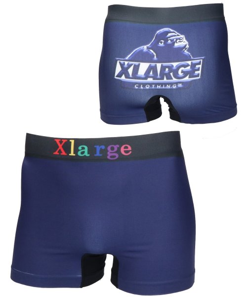 XLARGE(エクストララージ)/立体ゴリラ/ブルー