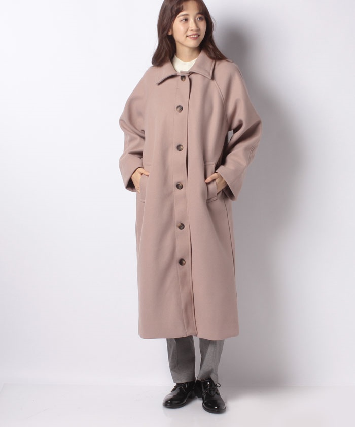 セール モッサバックスリットステンカラーコート オリーブデオリーブ Olive Des Olive Magaseek