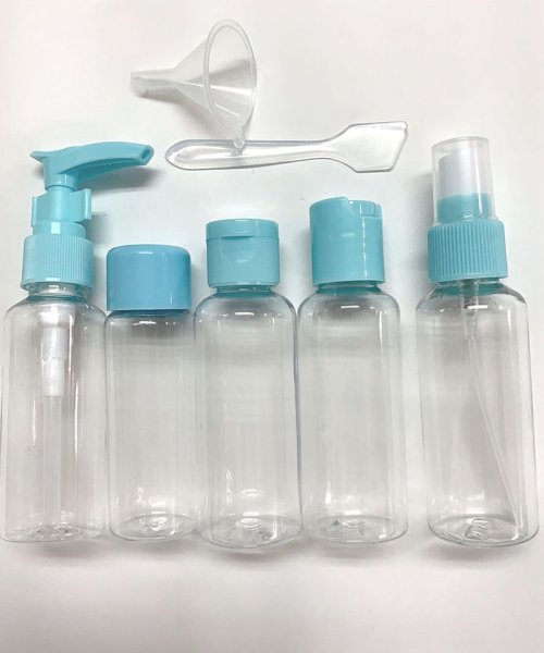 セール トラベルボトル7点セット 小分けボトル 詰め替え シャンプー リンス 持ち運び 化粧品洗顔 旅行便利 旅行ボトル 漏れ防止 ショッピングゴー Shoppinggo Magaseek