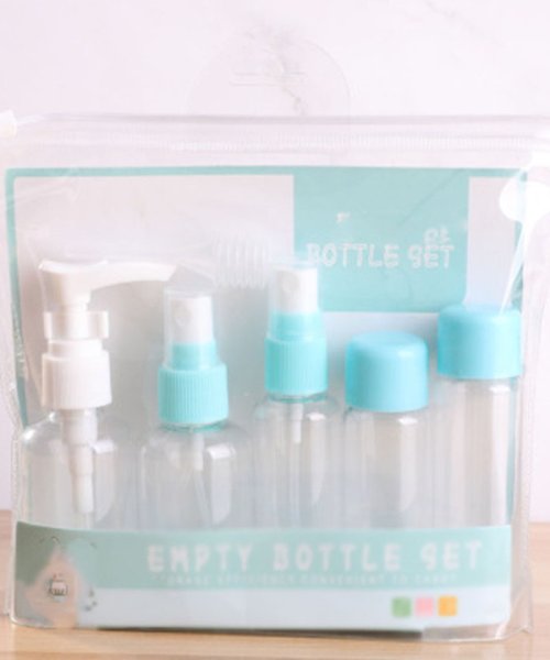 セール トラベルボトル7点セット 小分けボトル 詰め替え シャンプー リンス 持ち運び 化粧品洗顔 旅行便利 旅行ボトル 漏れ防止 ショッピングゴー Shoppinggo Magaseek