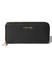 rienda(BAG)(リエンダ（バッグ）)/【rienda】FLOWER PRINT ROUND WALLET R03－2－00141/BK