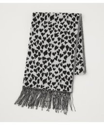 AZUL by moussy(アズールバイマウジー)/HEART LEOPARD STOLE/柄WHT5