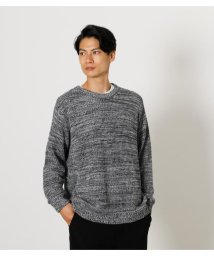 AZUL by moussy(アズールバイマウジー)/KEY KNITTING PULLOVER KNIT/GRY