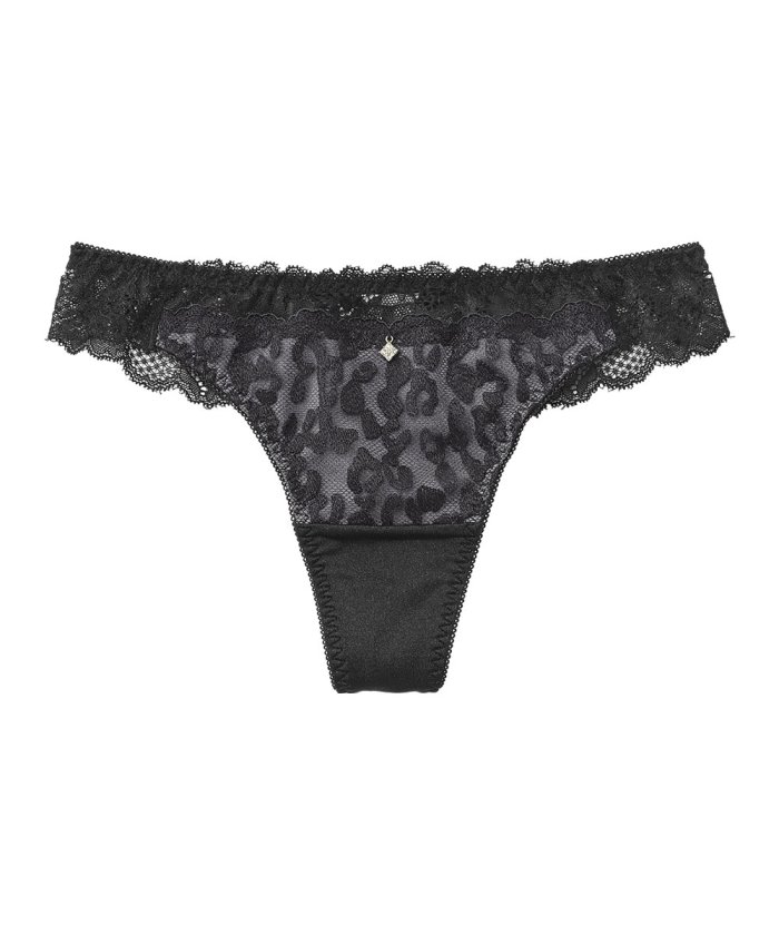 レーシーヒョウ柄 Tバックショーツ 下着 ショーツ かわいい タンガ ソング パンツ パンティ パンティー ティーバック 総レース セクシー Tバック レディ エメフィール Aimerfeel Magaseek