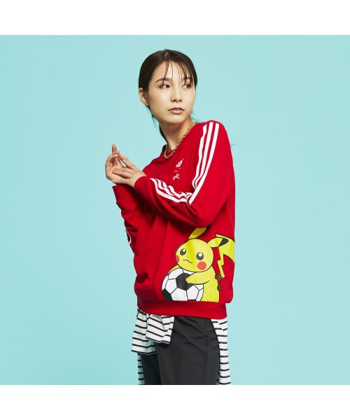 セール】ポケモン ピカチュウ スウェットシャツ Pokemon Pikachu Sweatshirt(503642677)  アディダス(Adidas) MAGASEEK