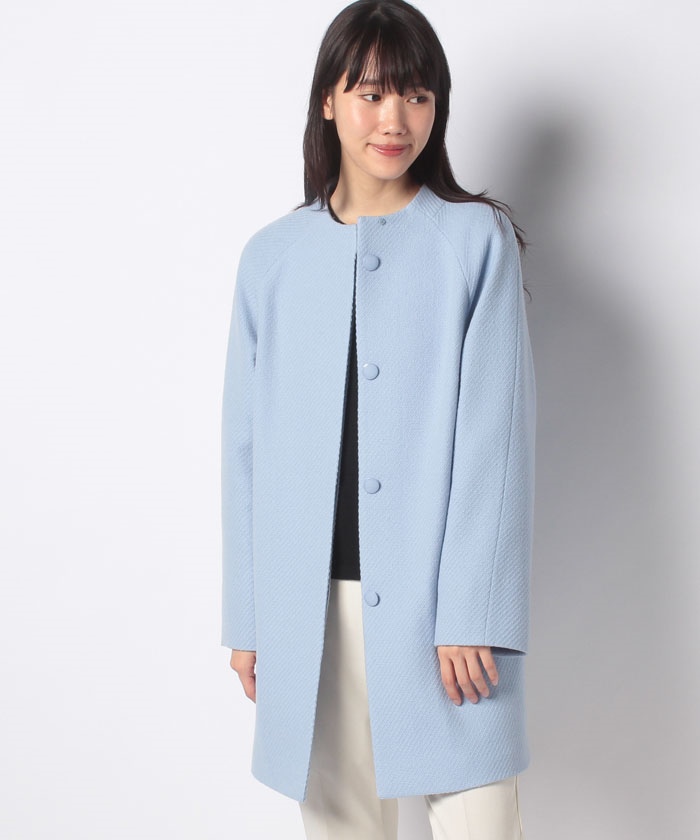 LAPINE BLEUE フーデット ジップアップブルゾン コート 40