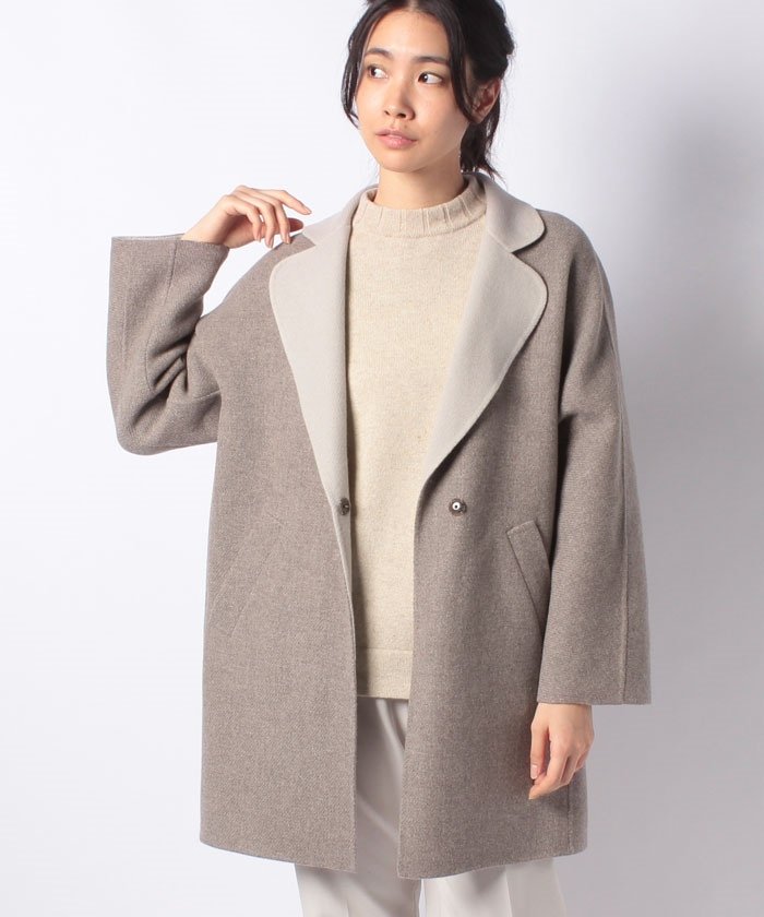 セール リバー仕立て テーラードカラーコート ラピーヌ ブランシュ Lapine Blanche Magaseek セール リバー仕立て テーラードカラーコート ラピーヌ ブランシュ Lapine Blanche Magaseek