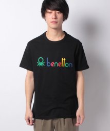 BENETTON (mens)(ベネトン（メンズ）)/ベネトンロゴプリントTシャツ・カットソー/ブラック