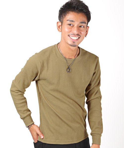 クルーネック ワッフル 長袖 メンズtシャツ カットソー 通販 人気ランキング 価格 Com