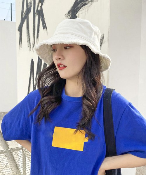 セール バケットハット レディース 折りたたみ 帽子 フリンジつば Uvカット 帽子 バッグ収納可能 韓国風 サファリハット ｈａｔ ミニミニストア Miniministore Magaseek