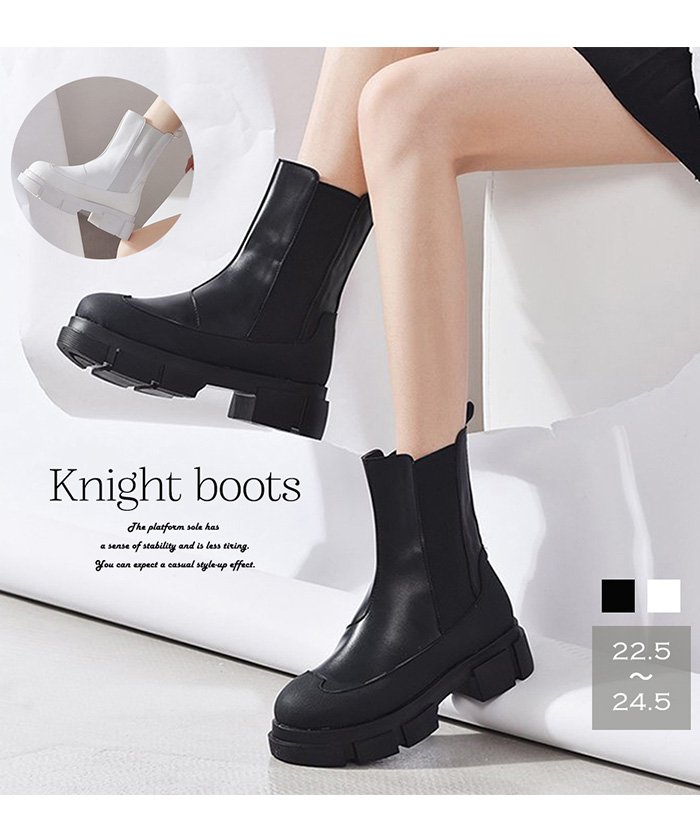 セール ショートブーツ レディース 靴 シューズ ブーツ 厚底靴 歩きやすい 韓国ブーツレディース ミニミニストア Miniministore Magaseek