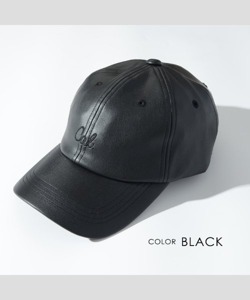 帽子 メンズ 帽子 レディース ローキャップ 男女兼用 レザー キャップ ワンポイント ロゴ 刺繍 レザーキャップ Pu 無地 シンプル おしゃれ お洒落 ユニ ワンフォークロージング 1111clothing Magaseek