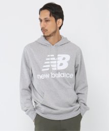 ikka(イッカ)/new balance スウェットプルパーカー/グレー