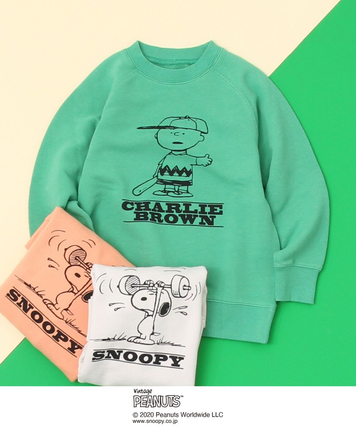 【WEB限定カラー・coen キッズ / ジュニア】(SNOOPY/スヌーピー)PEANUTSスウェットプルオーバー/トレーナー